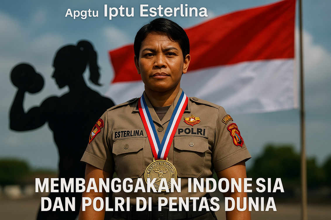 alt_text: Grafik analisis kata kunci prestasi Iptu Esterlina dengan data dan tren pencapaian.