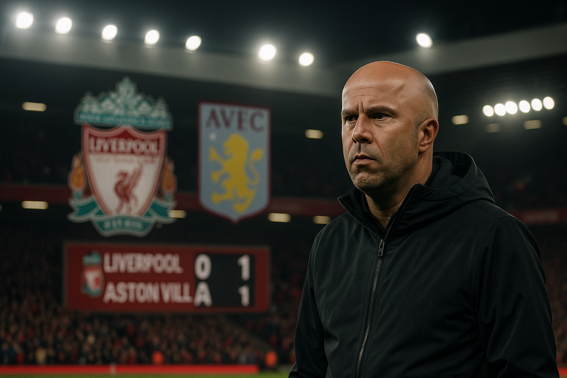 alt_text: "Arne Slot dan Liverpool berjuang untuk menghindari ancaman gagal ke Liga Champions."