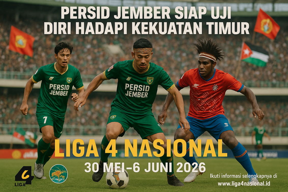 "alt_text": "Persid Jember bersiap menghadapi tantangan tim-tim kuat dari Timur."